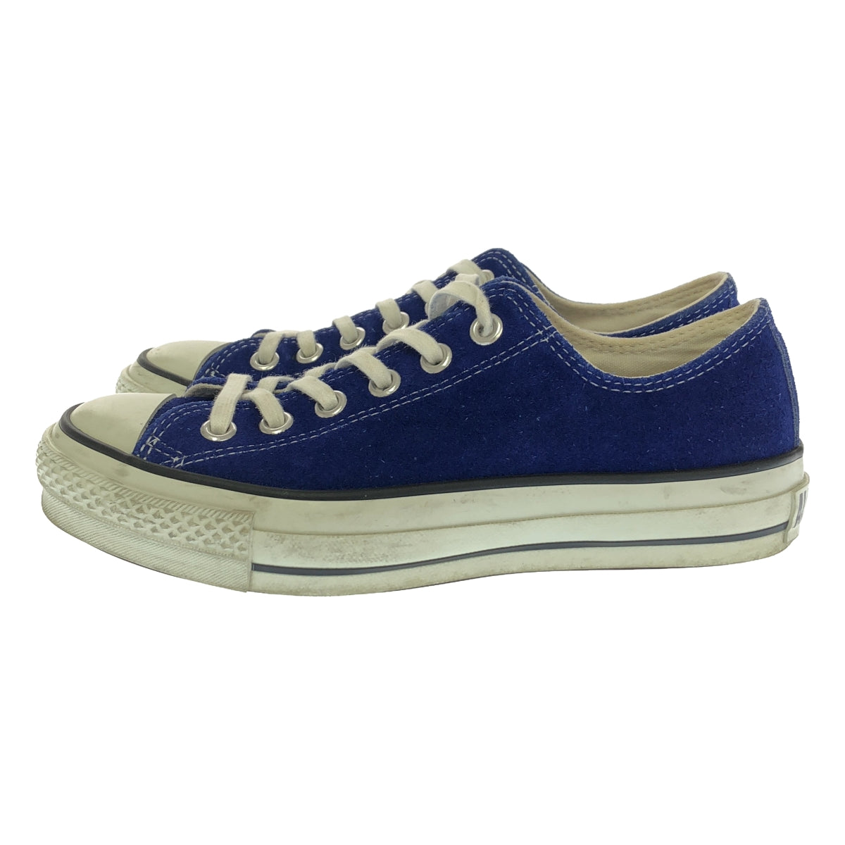 CONVERSE | SUEDE ALL STAR J Suede Leather All Star Low Cut Sneakers | 4 1/2 | Blue | Women's