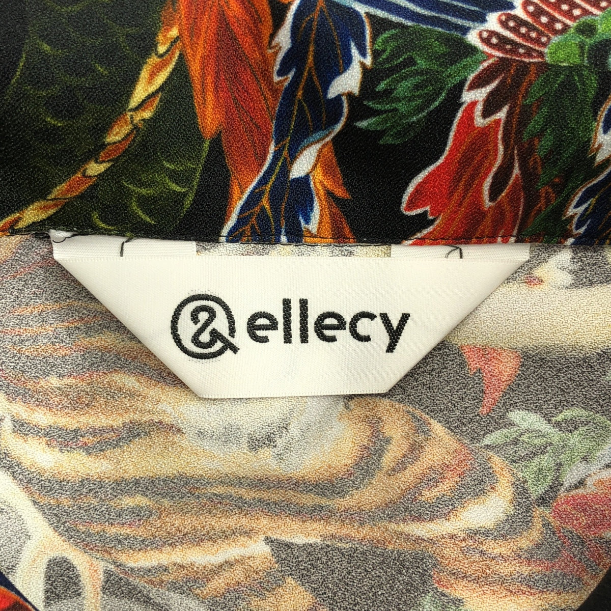 &ellecy / アンドエルシー | ドラゴン 総柄 シャツ | M | レディース