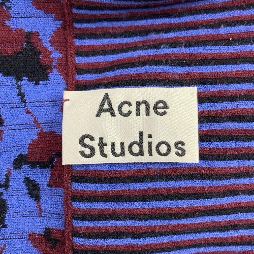 Acne Studios / アクネストゥディオズ | JAMI FLOWER PSS16 ストライプ ニット スカート | S | レディース
