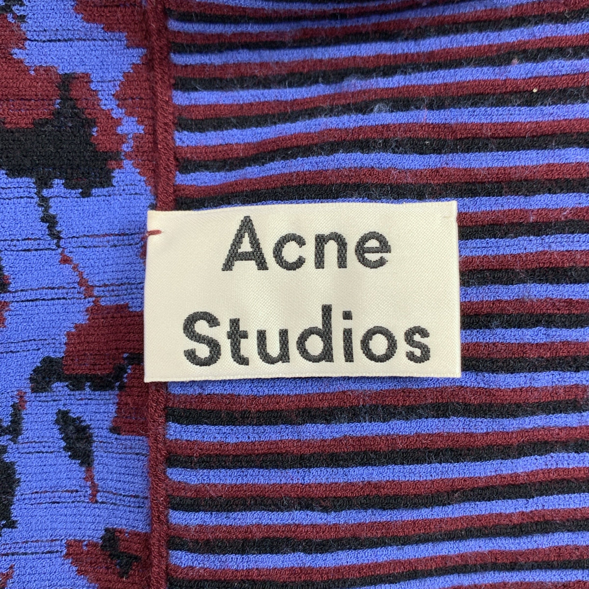 Acne Studios / アクネストゥディオズ | JAMI FLOWER PSS16 ストライプ ニット スカート | S | レディース
