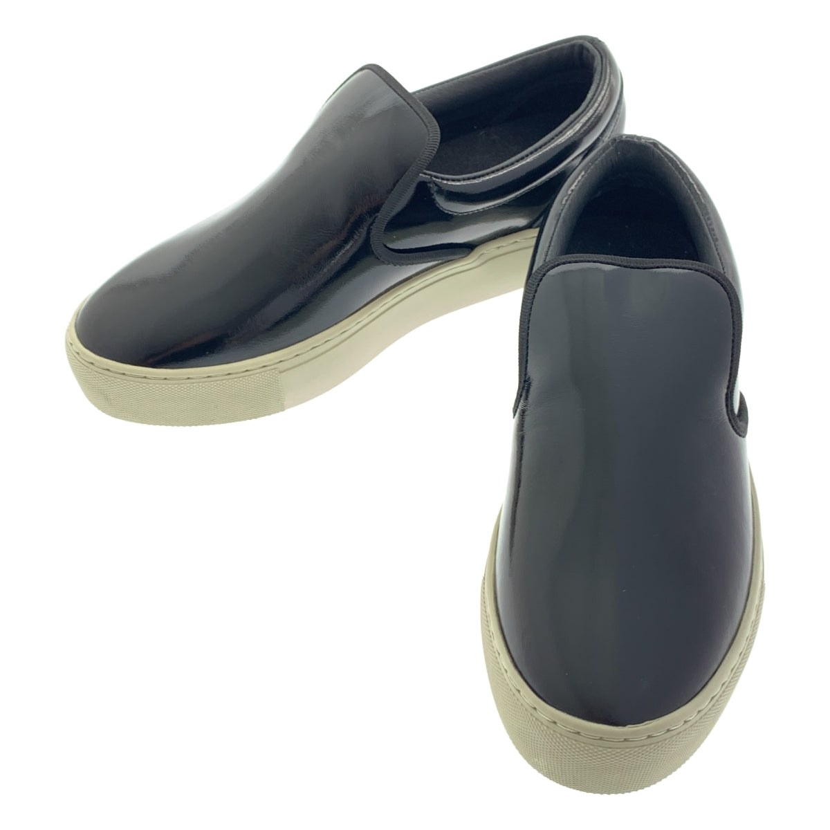 JUNYA WATANABE MAN / 준야 와타나베만 | 2025SS | 특허 가죽 슬립온 스니커즈 | US7 | 남성