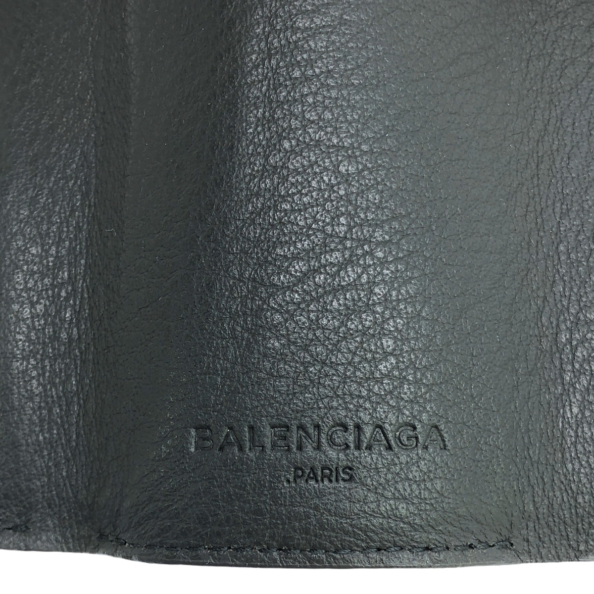 BALENCIAGA / バレンシアガ | PAPER / ペーパー レザー ミニウォレット | グレー | レディース