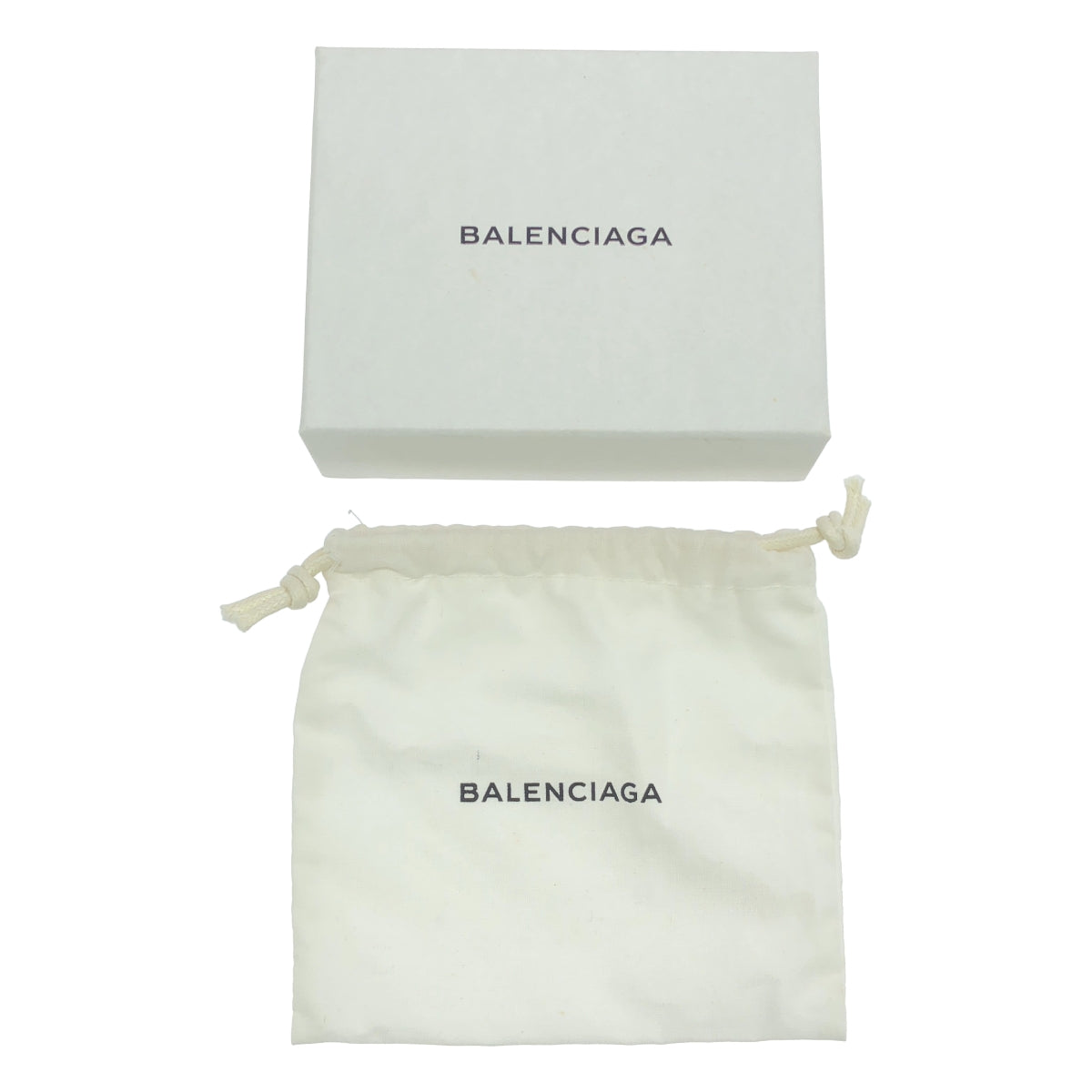 BALENCIAGA / バレンシアガ | PAPER / ペーパー レザー ミニウォレット | グレー | レディース