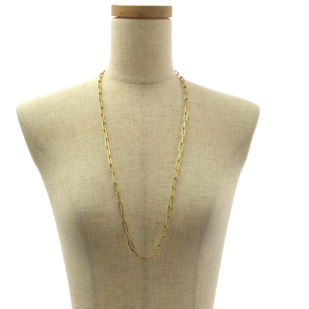 Gabriela Artigas / 가브리엘라 알티가스 | FINE RECTANGULAR LINK CHAIN ​​NECKLACE WITH TUSK CLASP 렉탄귤러 링크 체인 목걸이 |