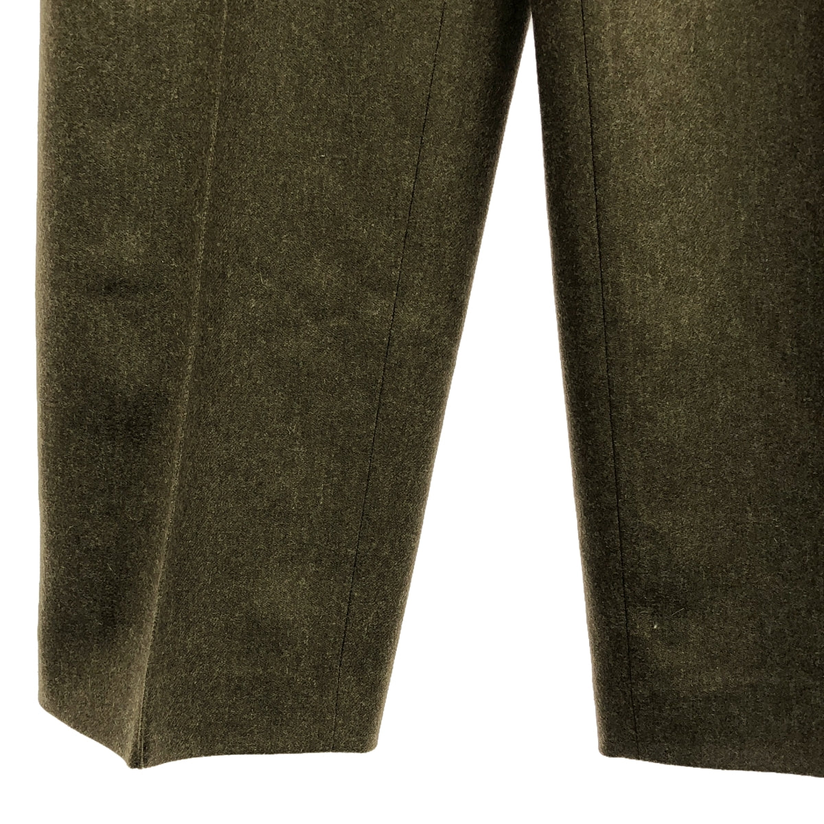 Tomorrowland MACPHEE | Wool nylon flannel straight pants | Size 34 | Women's