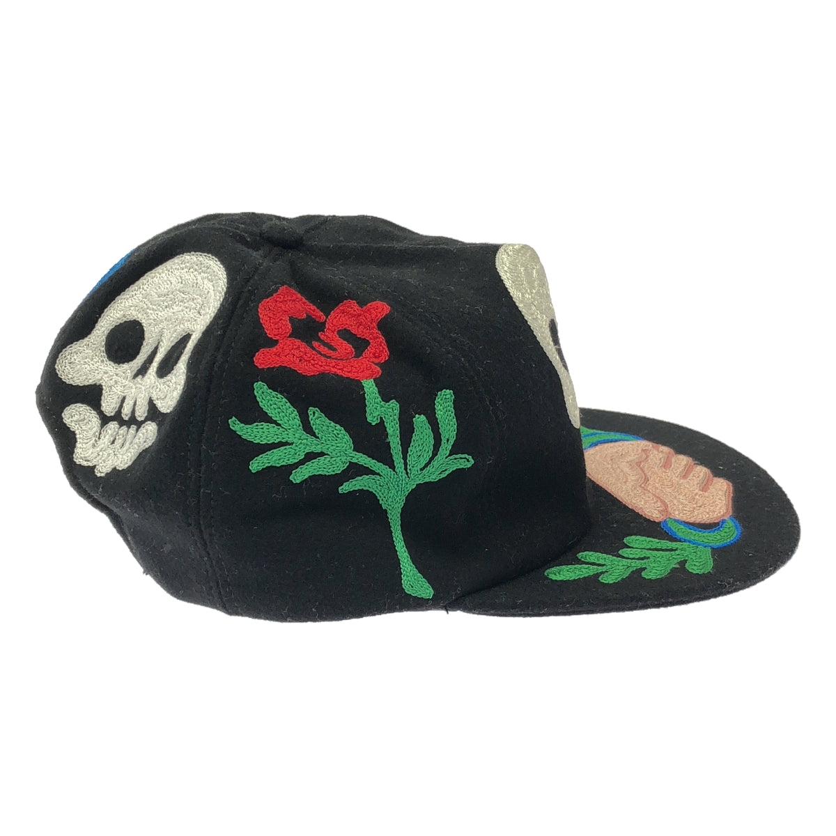 Clayton Patterson / クレイトンパターソン | SOLID SKULL CHAIN STITCH EMBROIDERY CAP スカル刺しゅう キャップ | F | その他