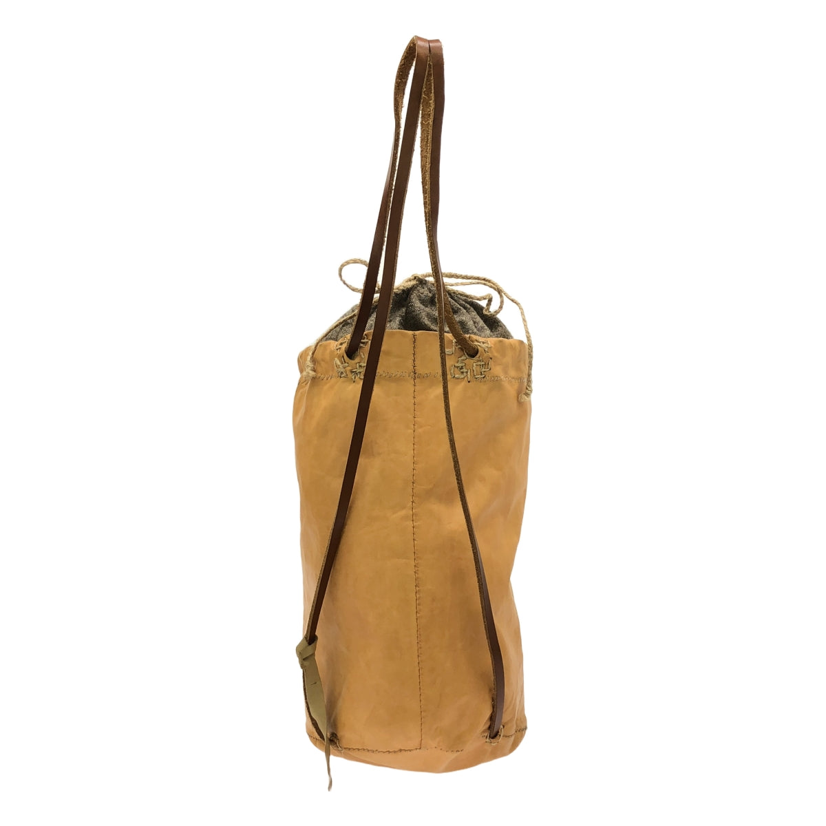 【美品】  ISABELLA STEFANELLI / イザベラステファネリ | Leather  Sachet bag / レザーバッグ | brown | メンズ