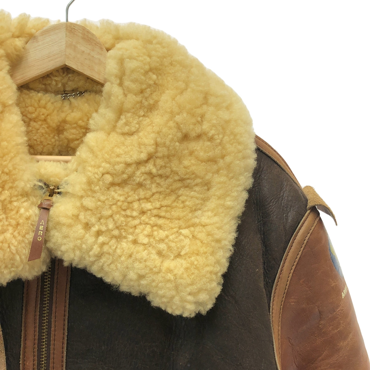 AEROLEATHER | B-3 二戰型號木桐皮革飛行外套 | 36 碼 | 棕色 | 男款