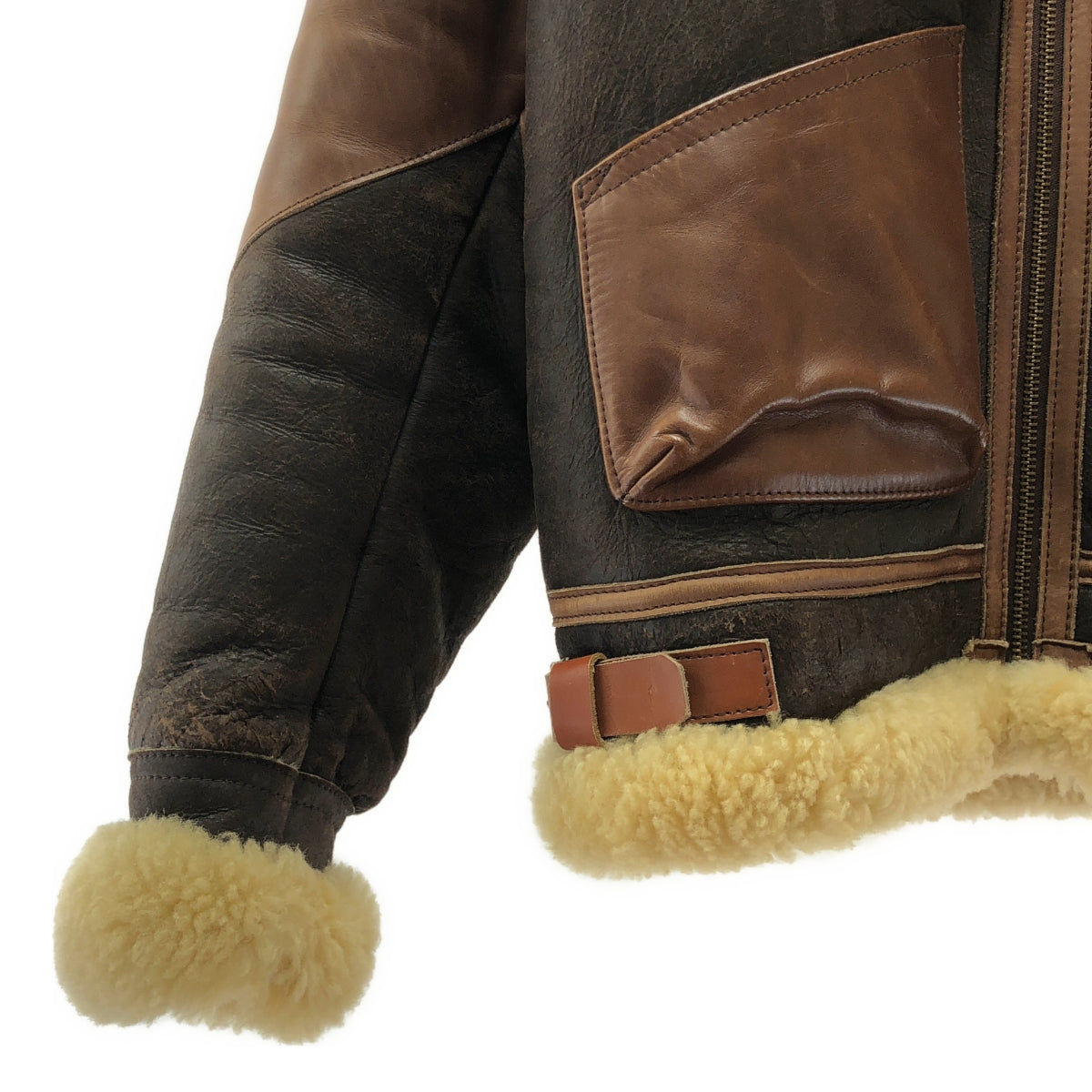 AEROLEATHER | B-3 二戰型號木桐皮革飛行外套 | 36 碼 | 棕色 | 男款