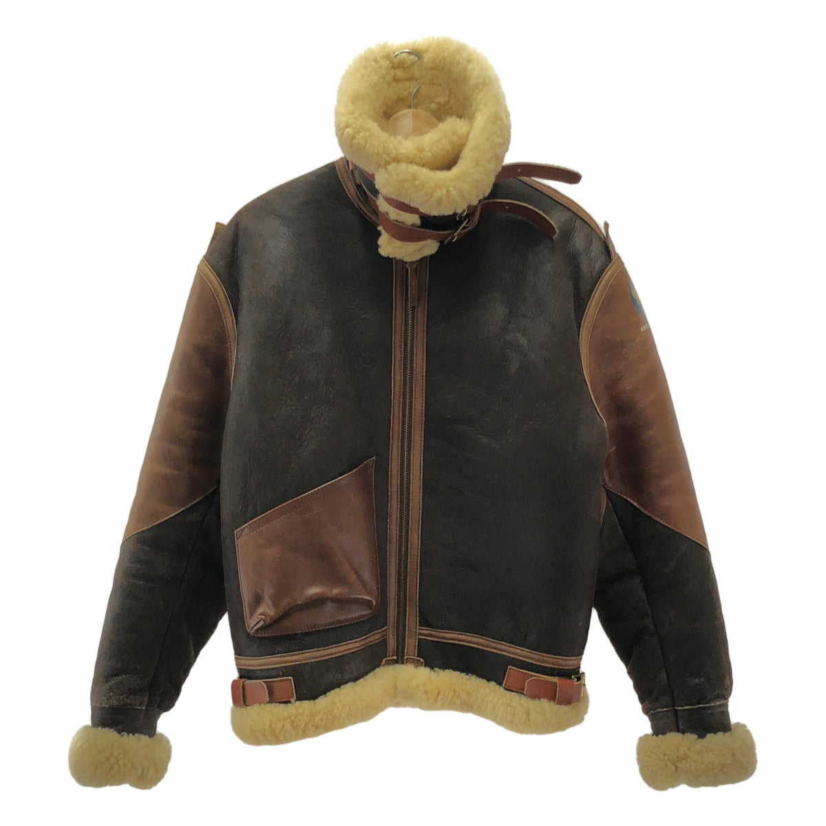 AEROLEATHER / エアロレザー | B-3 大戦モデル ムートンレザー フライトジャケット ブルゾン | 36 | ブラウン系 | メンズ