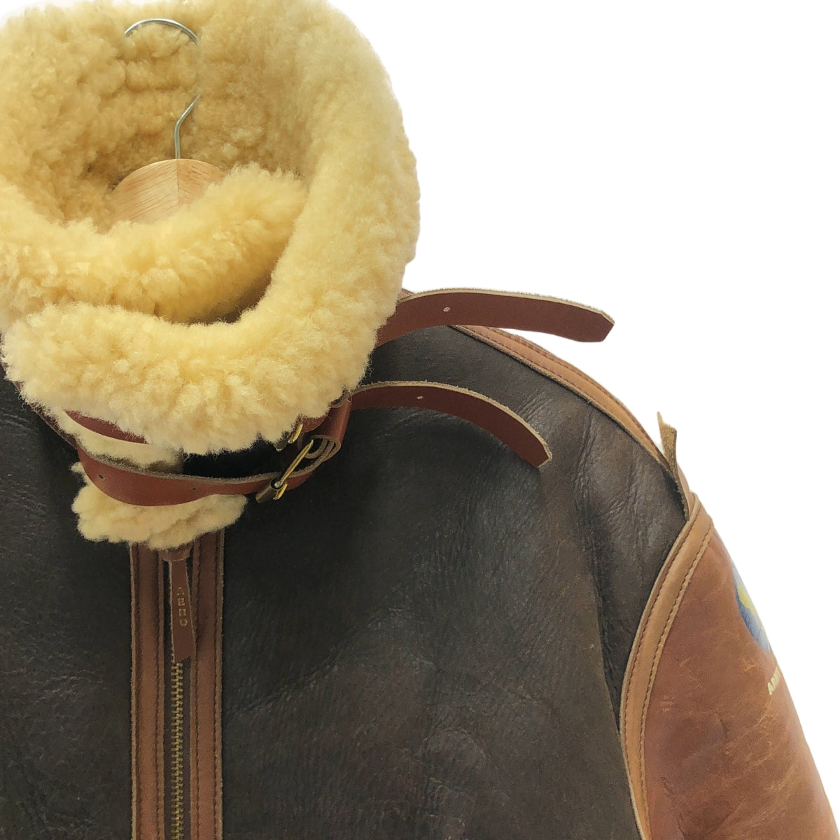 AEROLEATHER / エアロレザー | B-3 大戦モデル ムートンレザー フライトジャケット ブルゾン | 36 | ブラウン系 | メンズ