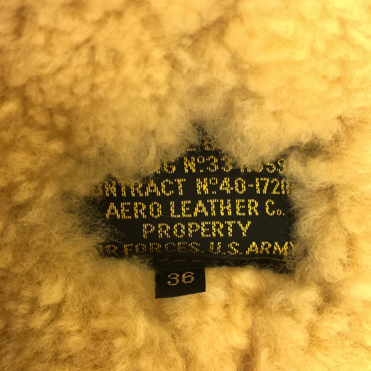 AEROLEATHER / エアロレザー | B-3 大戦モデル ムートンレザー フライトジャケット ブルゾン | 36 | ブラウン系 | メンズ