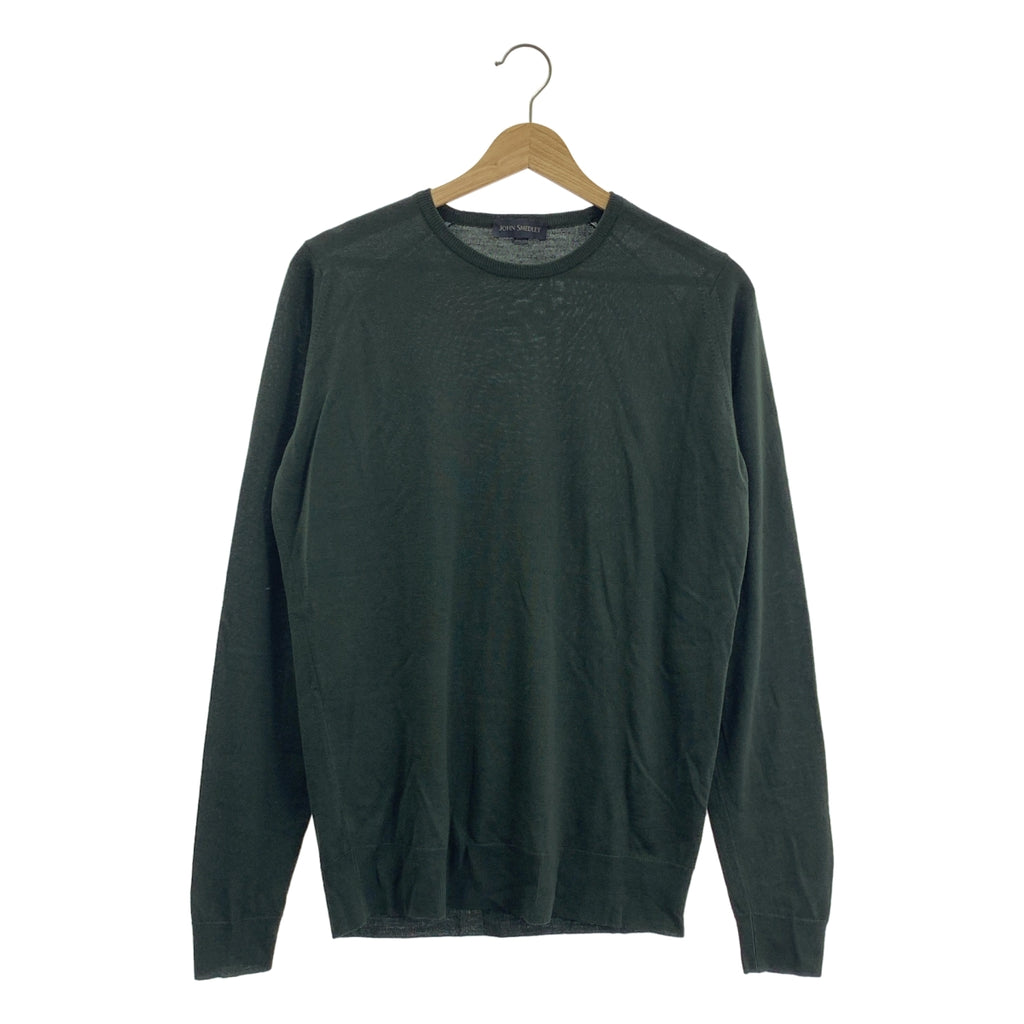JOHN SMEDLEY / 존스 메들리 | 메리노 울 하이 게이지 크루 넥 니트 | M | 남성