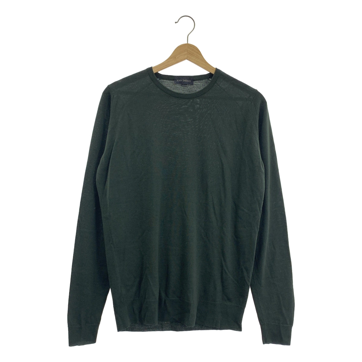 JOHN SMEDLEY / 존스 메들리 | 메리노 울 하이 게이지 크루 넥 니트 | M | 남성