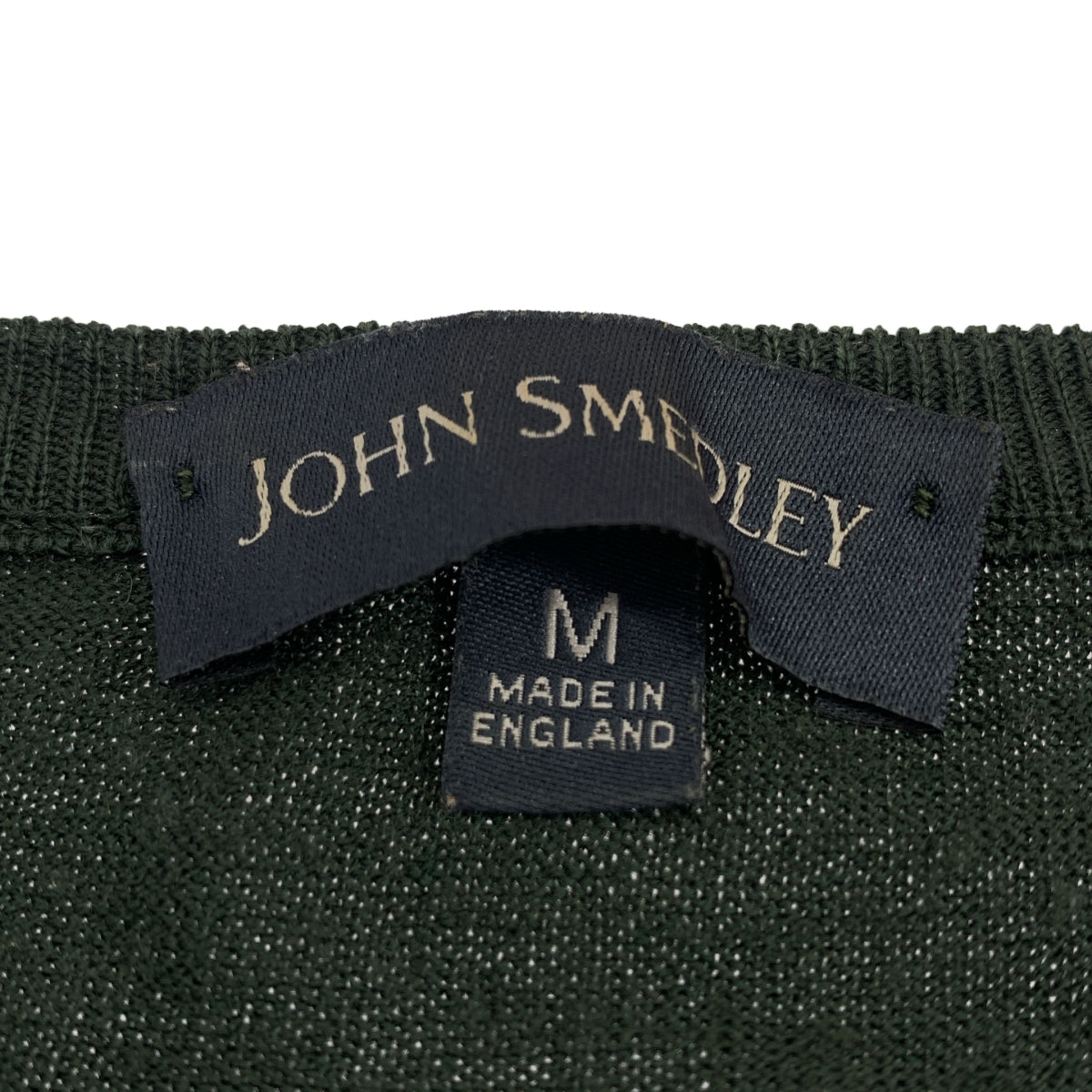 JOHN SMEDLEY / 존스 메들리 | 메리노 울 하이 게이지 크루 넥 니트 | M | 남성