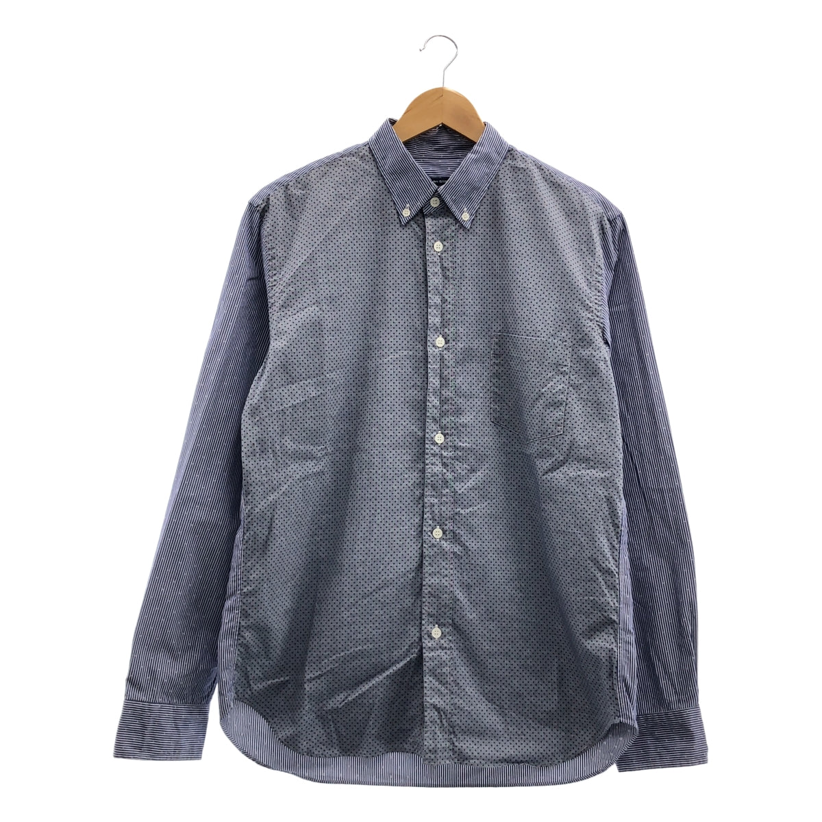 COMME des GARÇONS HOMME | 2019 春夏 |圓點與條紋羈扣襯衫| SHOPBOP L 號 |男士