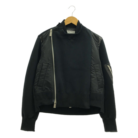 [Good Condition] sacai | Sponge Sweat Blouson | 2 | Black | Women's