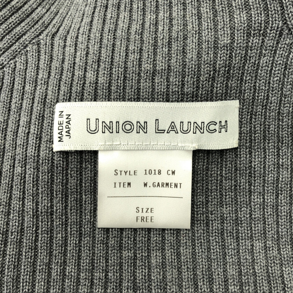 UNION LAUNCH | 羅紋高領針織衫 | F |