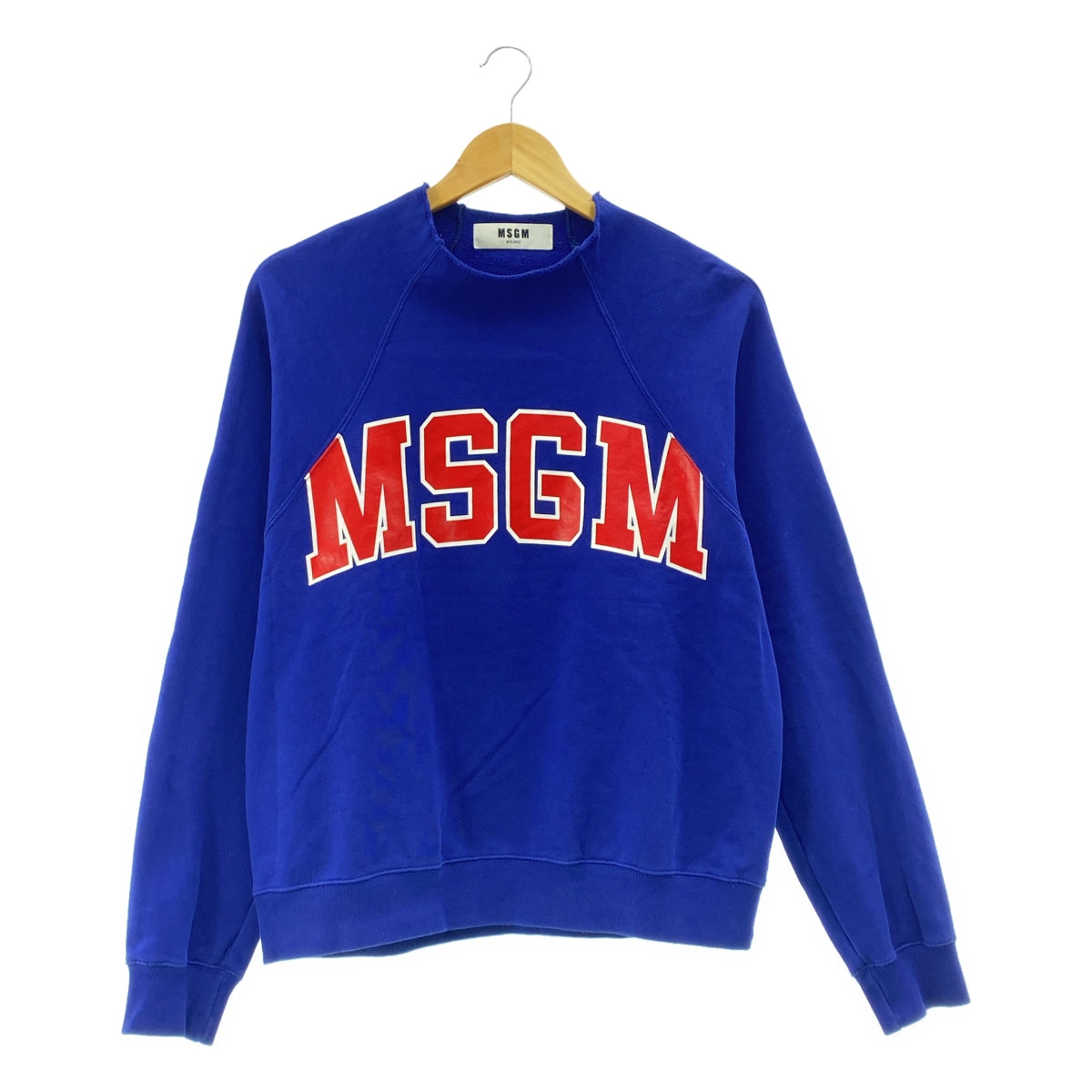 MSGM / 엠에스지엠 | 컷오프 라글란 스웨트 | M | 여성