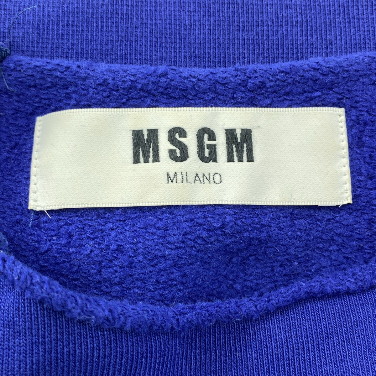MSGM / 엠에스지엠 | 컷오프 라글란 스웨트 | M | 여성