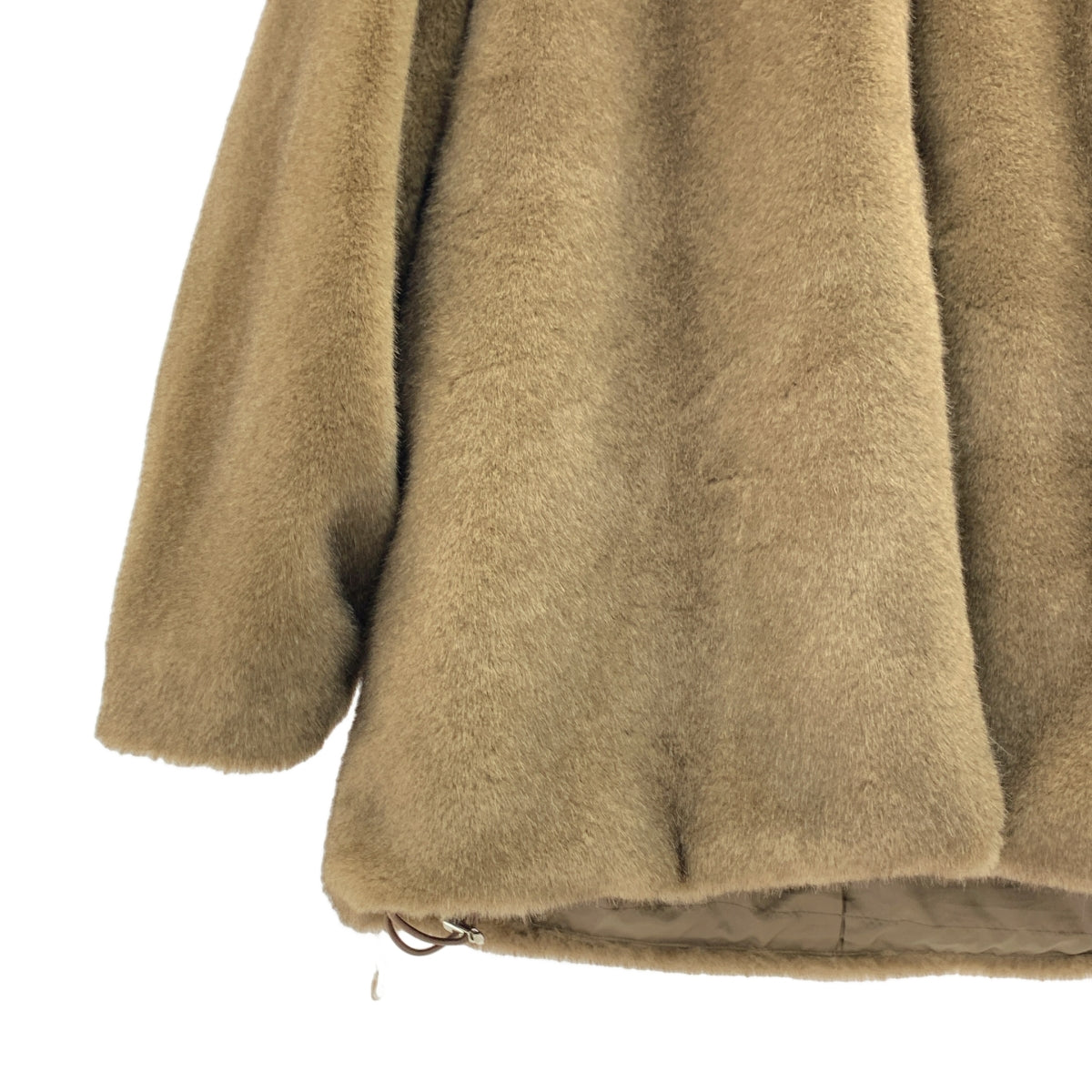 THINGS THAT MATTER / シングスザットマター | MINK IMITATION FUR HOODIE JACKET / オーバーシルエット ファー フード ジャケット / 総裏地 | F | レディース