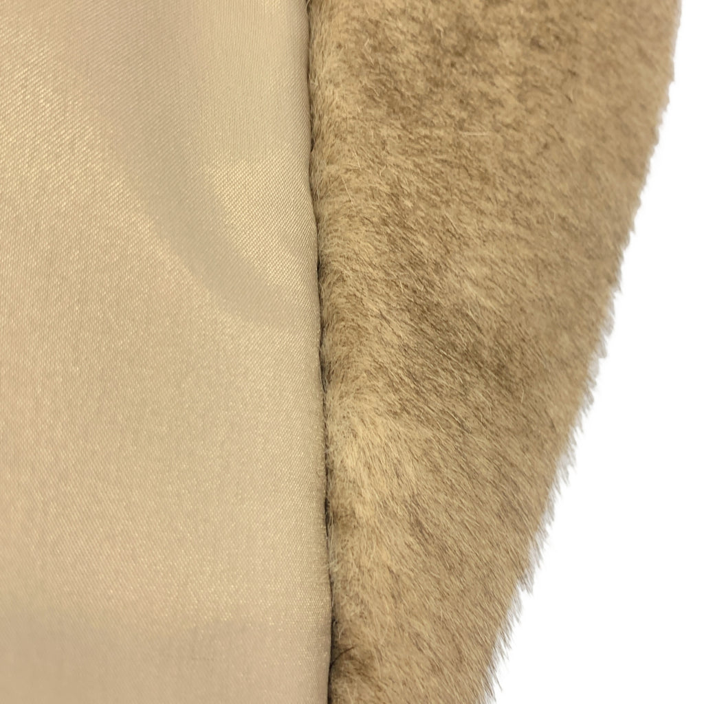 THINGS THAT MATTER / シングスザットマター | MINK IMITATION FUR HOODIE JACKET / オーバーシルエット ファー フード ジャケット / 総裏地 | F | レディース