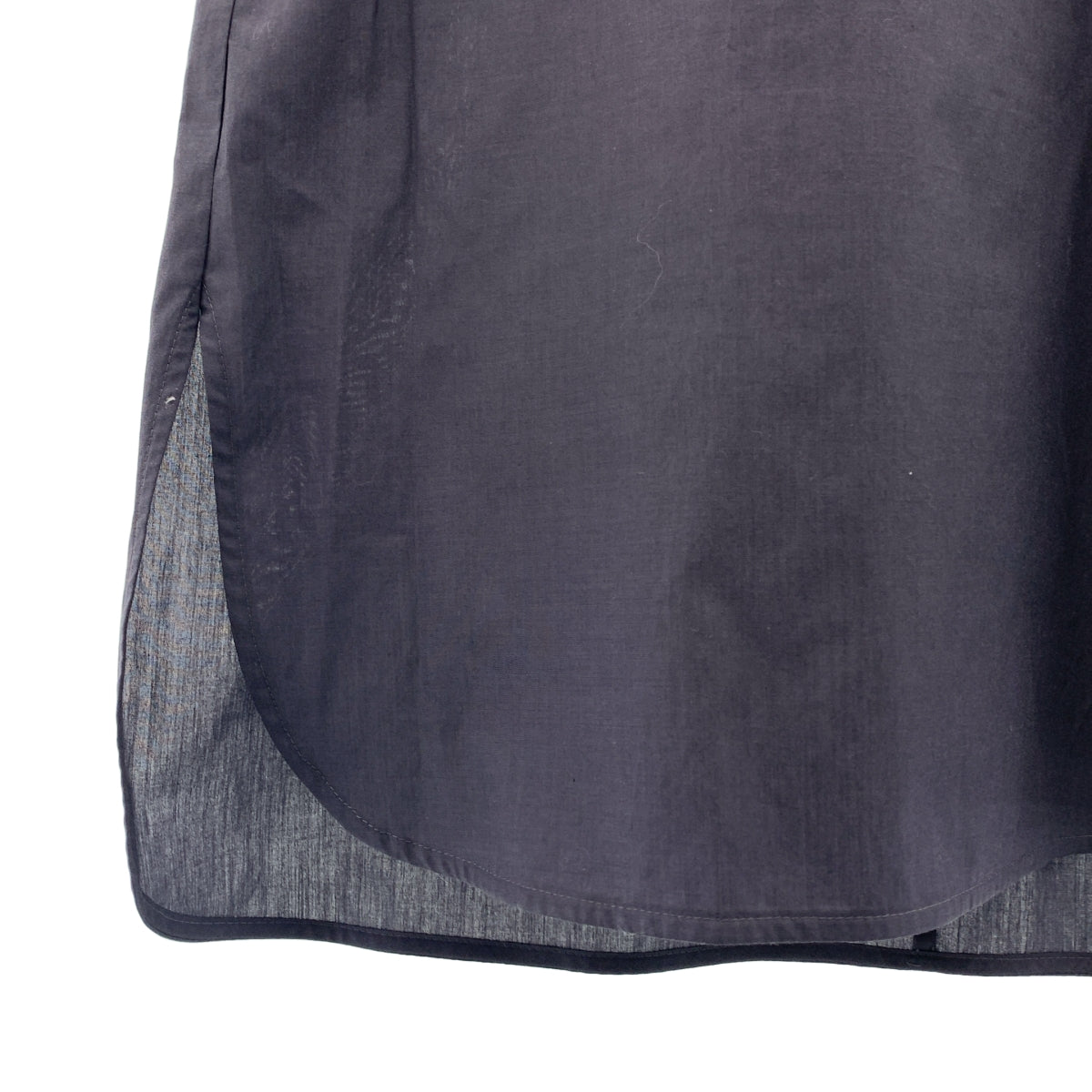 ebure | 棉質後拉鍊開衩無袖襯衫 | 36碼 | 女款