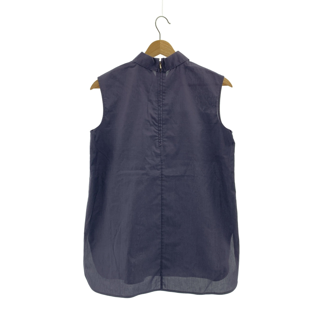 ebure | 棉質後拉鍊開衩無袖襯衫 | 36碼 | 女款