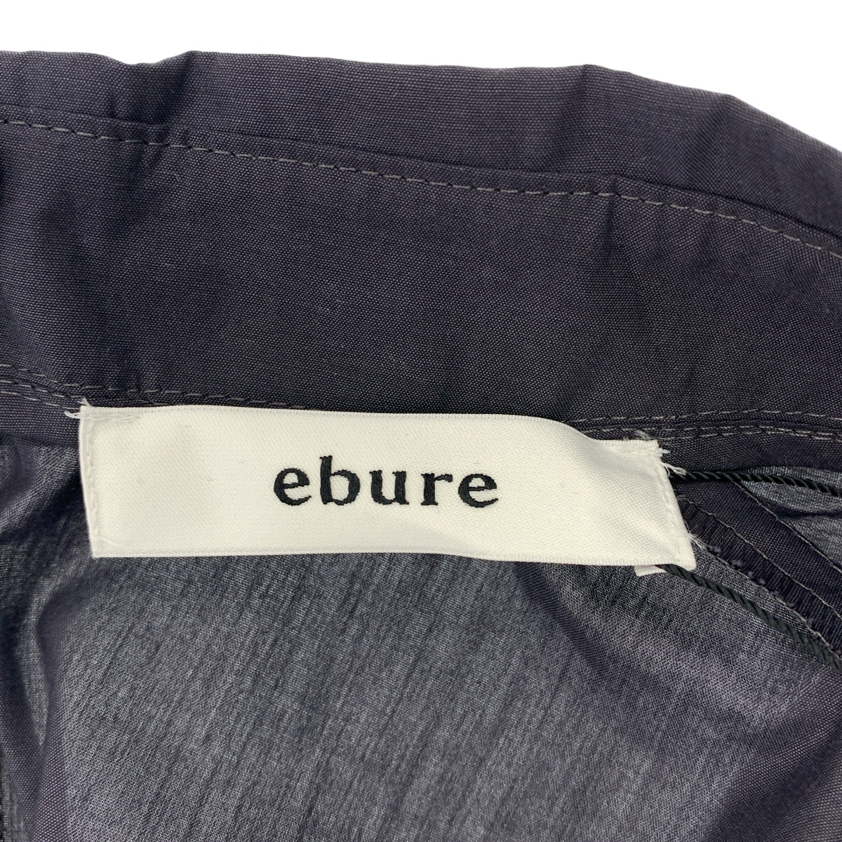 ebure | 棉質後拉鍊開衩無袖襯衫 | 36碼 | 女款