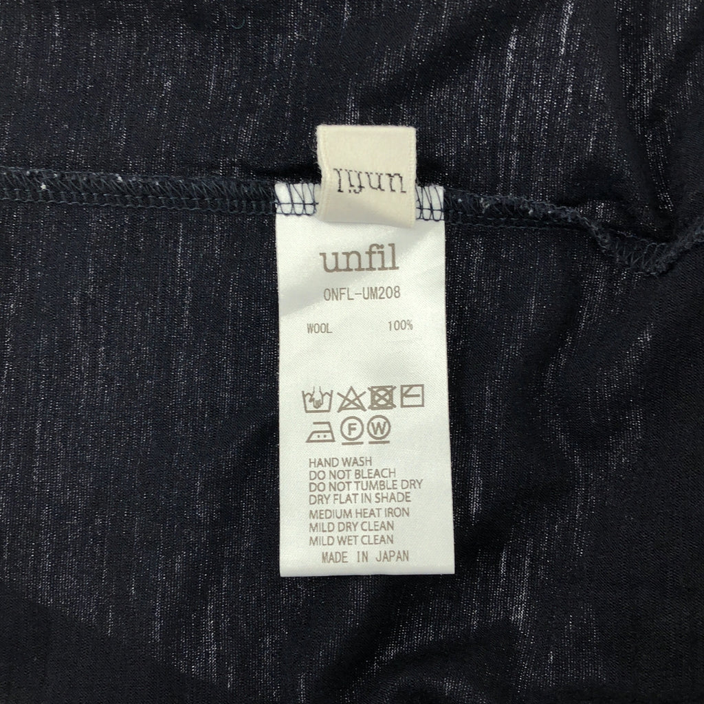 unfil / 앙필 | 워셔블 울 티셔츠 | XL | 남성