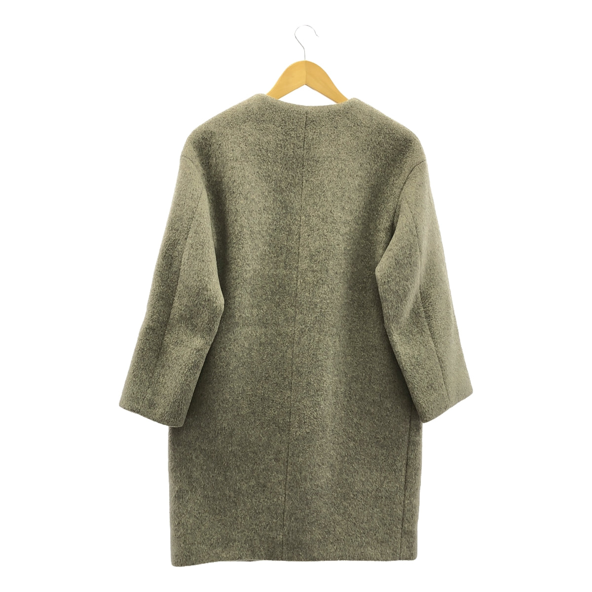 IENA | Lambswool collarless coat | 36 | Women's