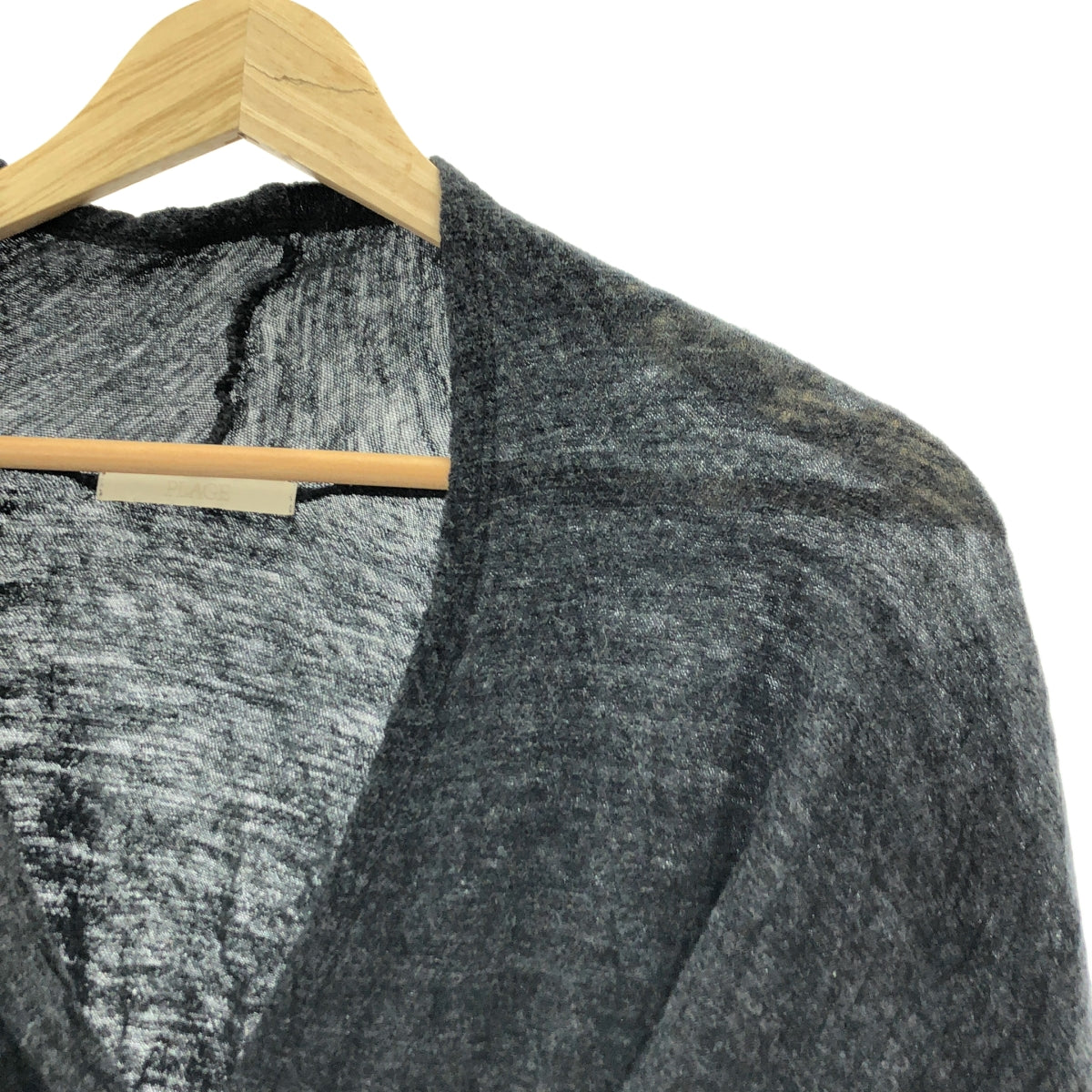 Plage / 플라주 | 2024AW | 울 카슈쿨 넥 크롭 니트 | F | 여성