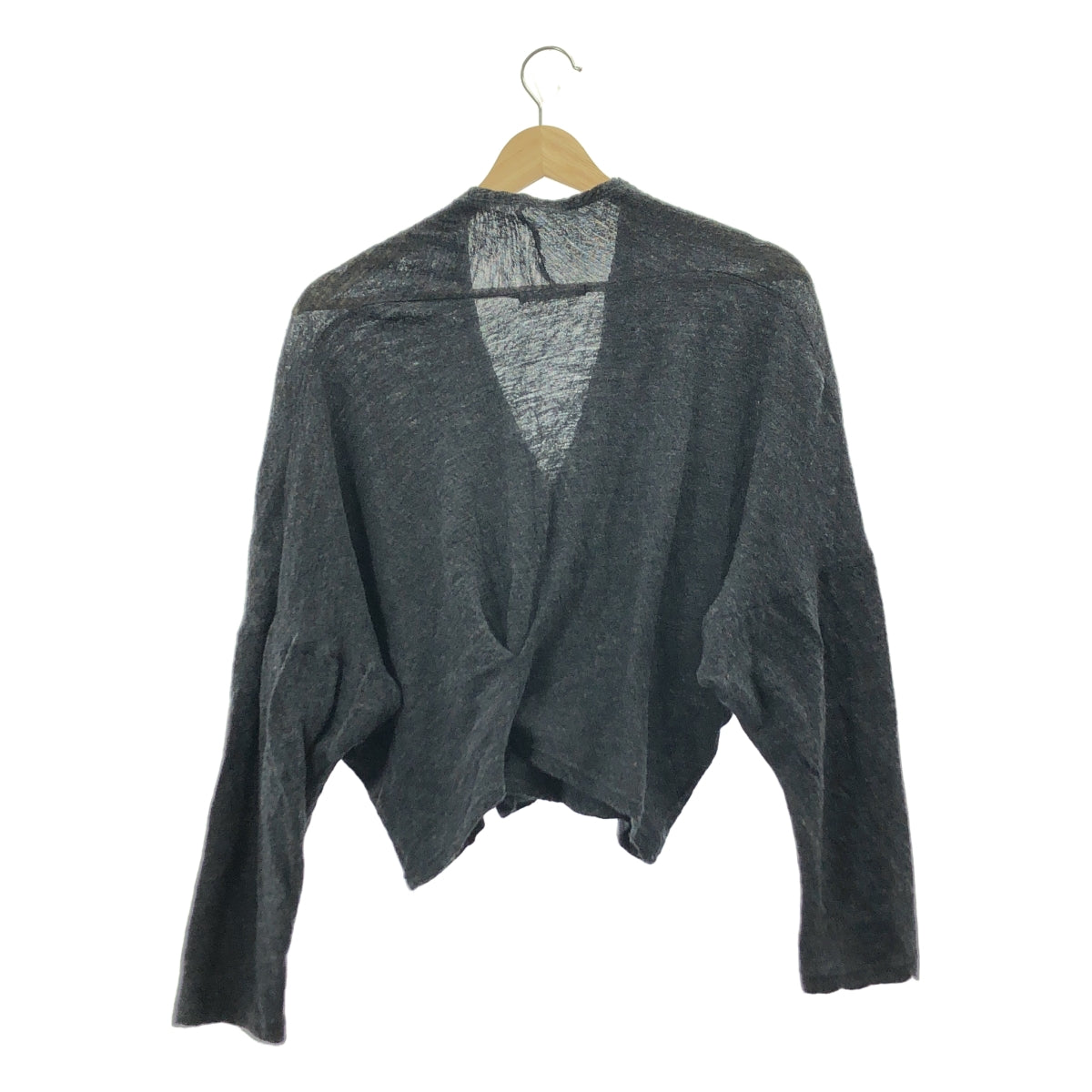 Plage / 플라주 | 2024AW | 울 카슈쿨 넥 크롭 니트 | F | 여성