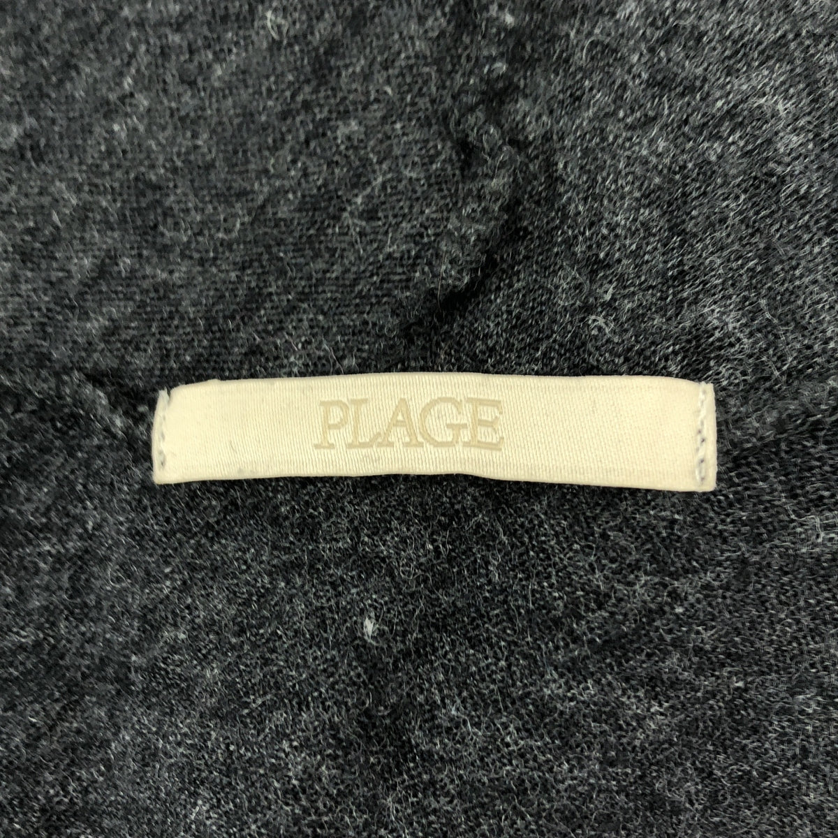 Plage / 플라주 | 2024AW | 울 카슈쿨 넥 크롭 니트 | F | 여성