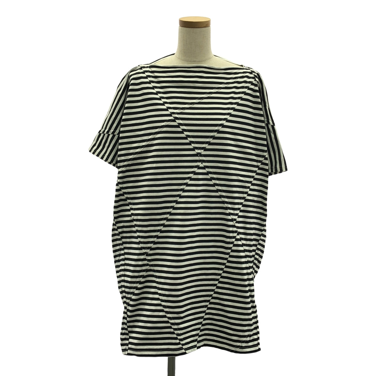 JUNYA WATANABE COMME des GARCONS / 渡邊淳也 | 2018春夏 |變形拼布連身裙 | S |白色/黑色 |女性的