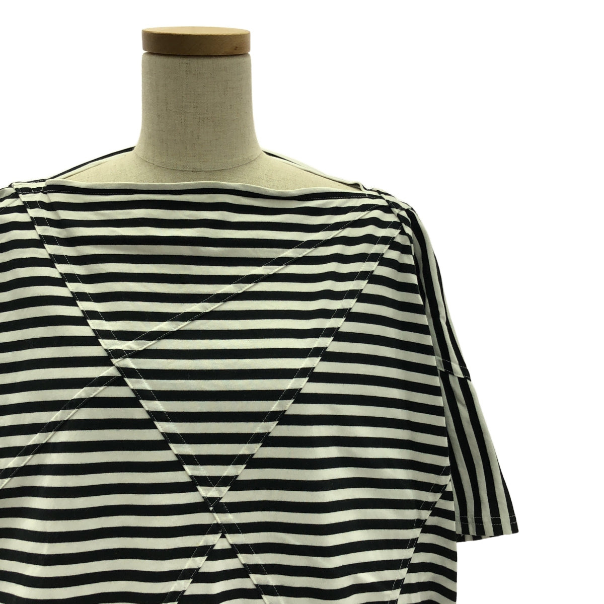 JUNYA WATANABE COMME des GARCONS / 渡邊淳也 | 2018春夏 |變形拼布連身裙 | S |白色/黑色 |女性的