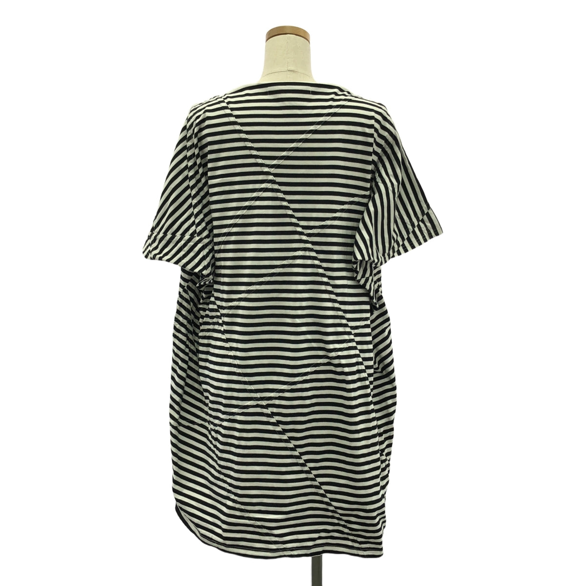 JUNYA WATANABE COMME des GARCONS / 渡邊淳也 | 2018春夏 |變形拼布連身裙 | S |白色/黑色 |女性的