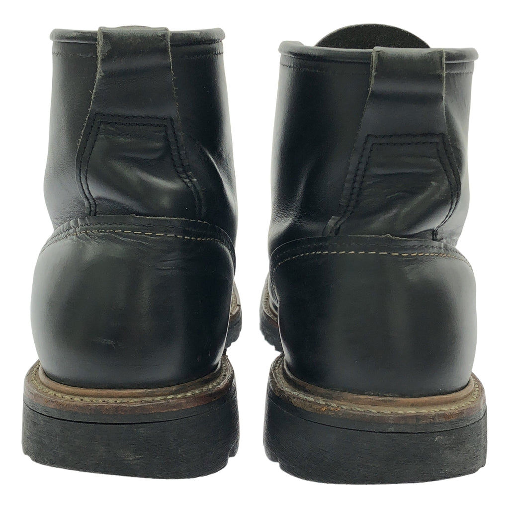 RED WING / 레드 윙 | 2009 | 2934 LINEMAN 레이스 투 가죽 부츠 | 10 D | 블랙 | 남성