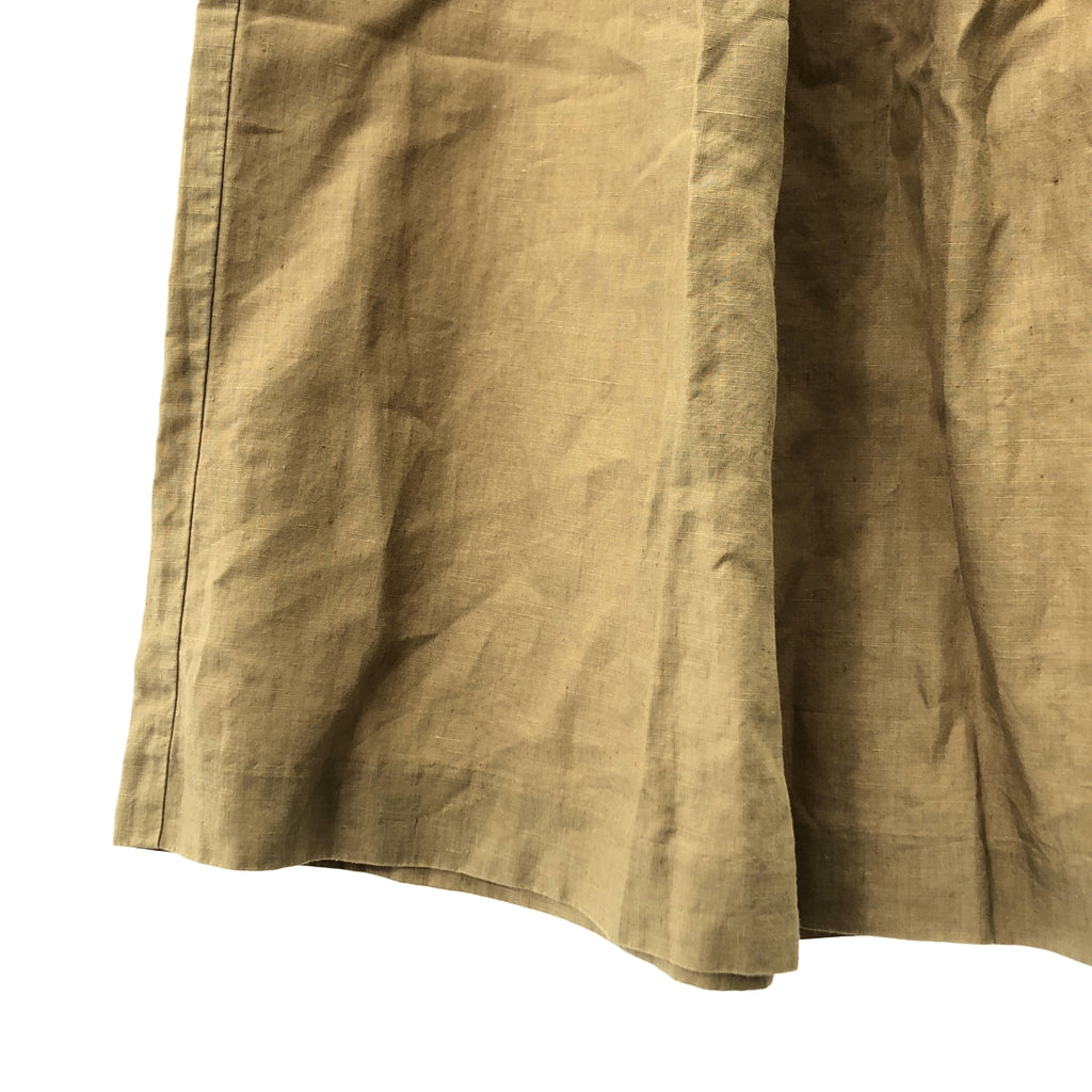 MUSE de Deuxieme Classe / ミューズドゥーズィーエムクラス | LINEN / タックロングスカート | 38 | レディース