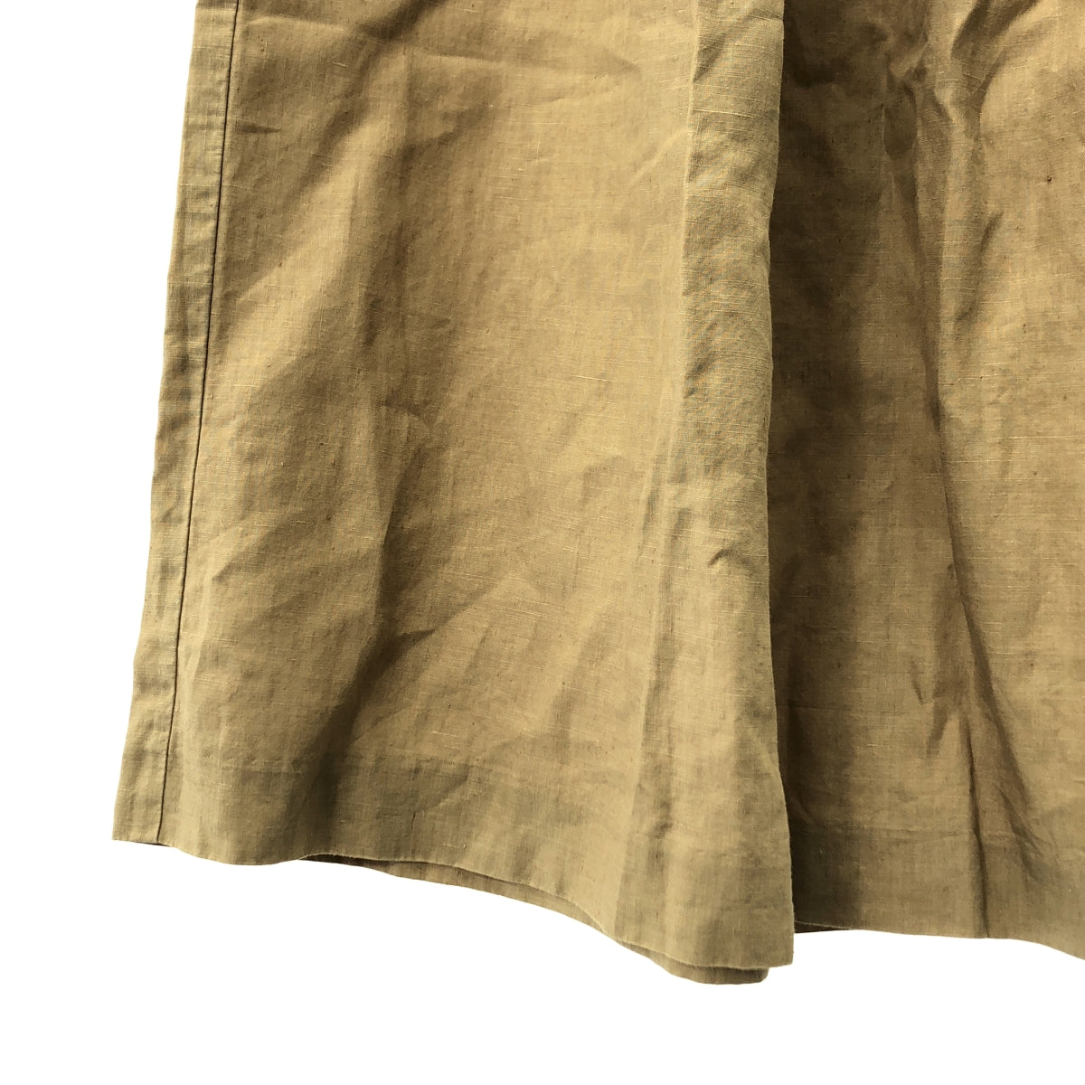 MUSE de Deuxieme Classe / ミューズドゥーズィーエムクラス | LINEN / タックロングスカート | 38 | レディース
