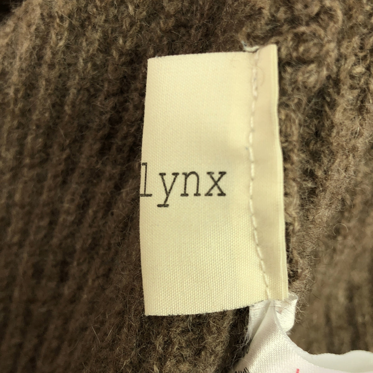 jonnlynx / 約翰林克斯 |羊毛不對稱開衩高領針織衫 | F |布朗 |女性的