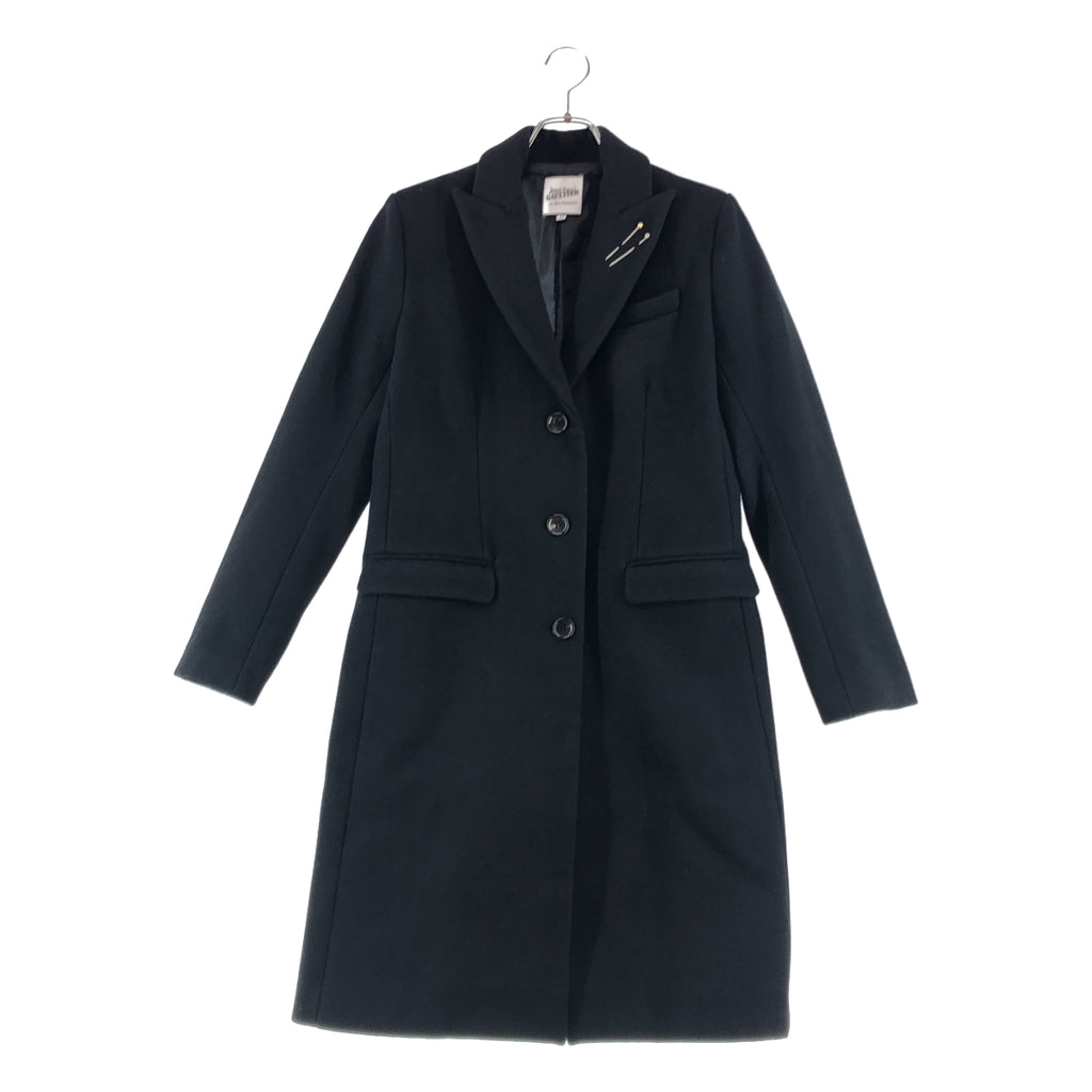 JeanPaulGAULTIER / ジャンポールゴルチェ | ウール 装飾 ロゴボタン シングルチェスターコート / 総裏地 | 38 | レディース