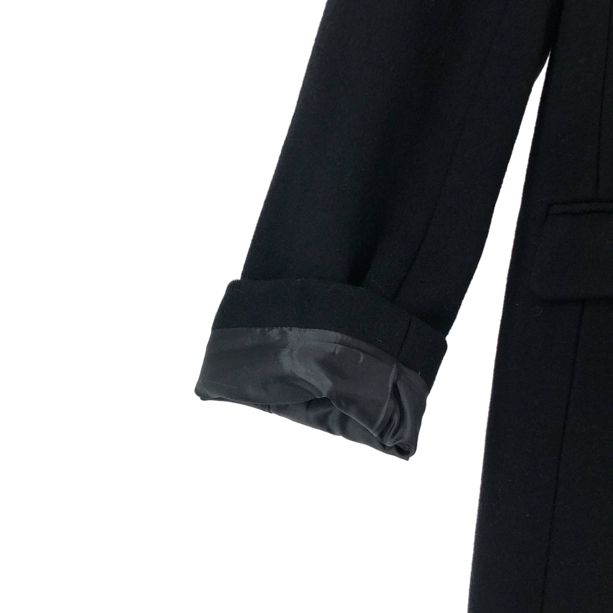 JeanPaulGAULTIER / ジャンポールゴルチェ | ウール 装飾 ロゴボタン シングルチェスターコート / 総裏地 | 38 | レディース