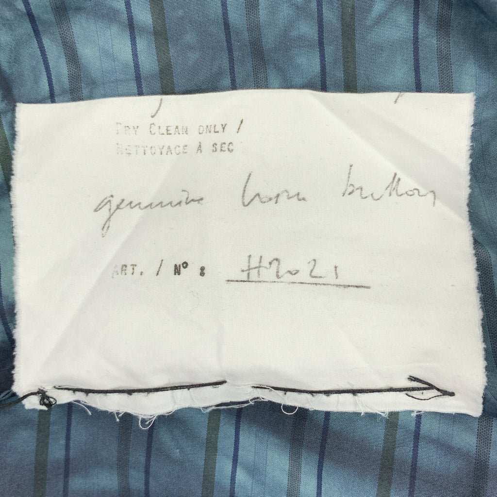 ATELIER SUPPAN / アトリエスパン | ウール ハンドダイ トラウザー パンツ | 1 | ブラック | メンズ