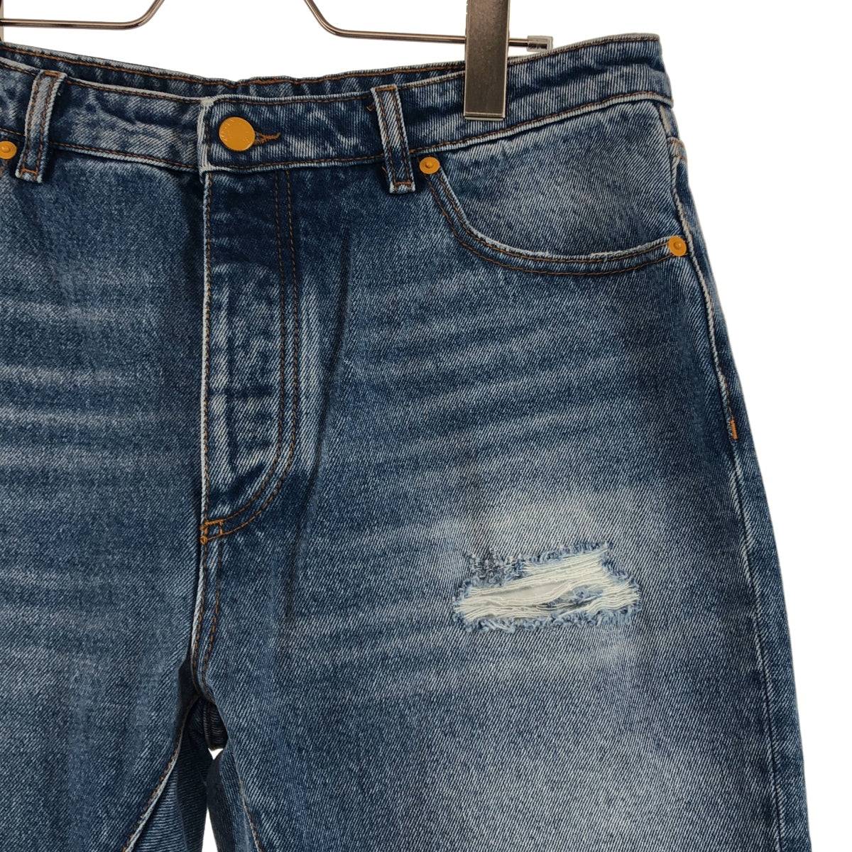 MONCLER / モンクレール | × Palm Angels PANTALONE ダメージ加工 デニム パンツ | 48 | メンズ