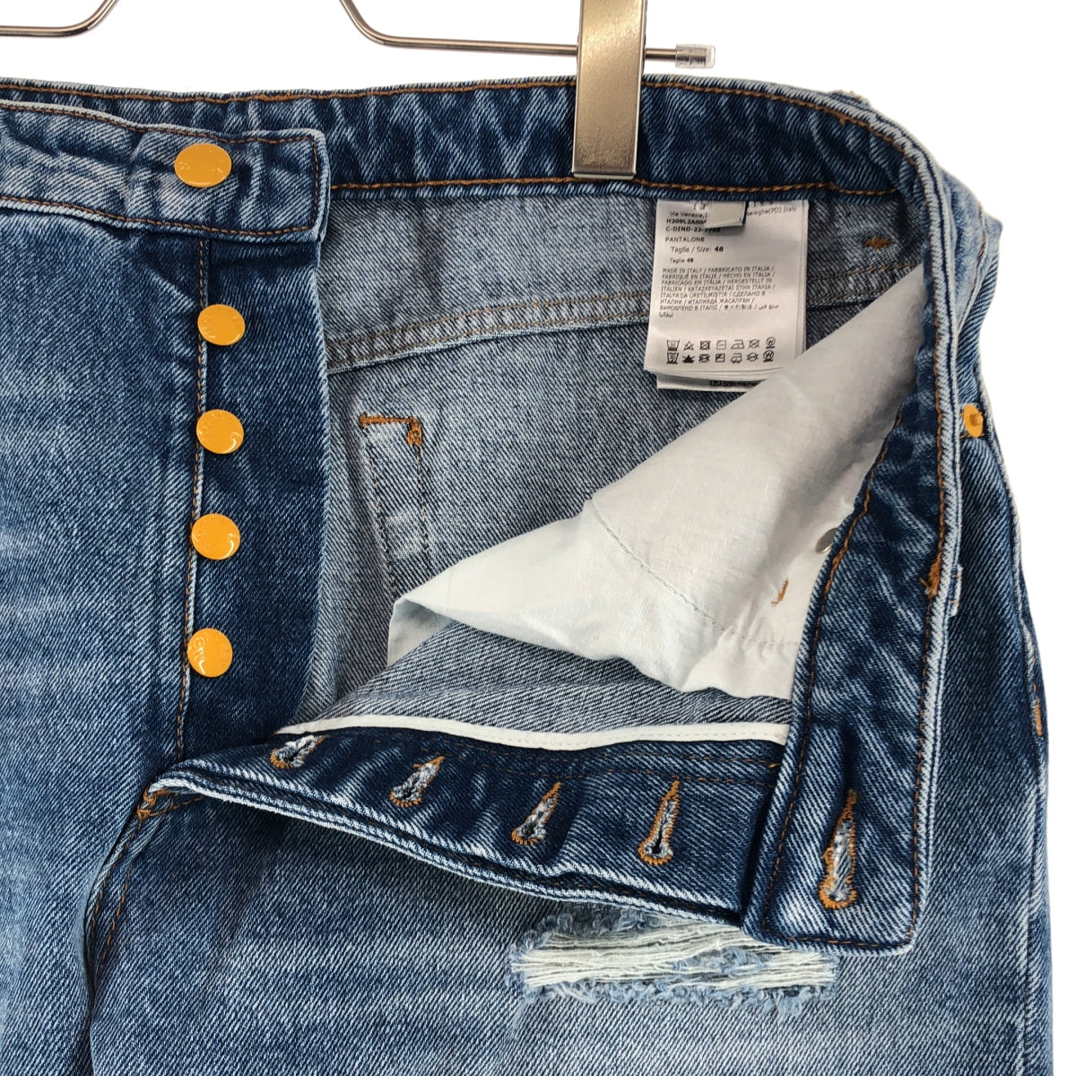 MONCLER / モンクレール | × Palm Angels PANTALONE ダメージ加工 デニム パンツ | 48 | メンズ