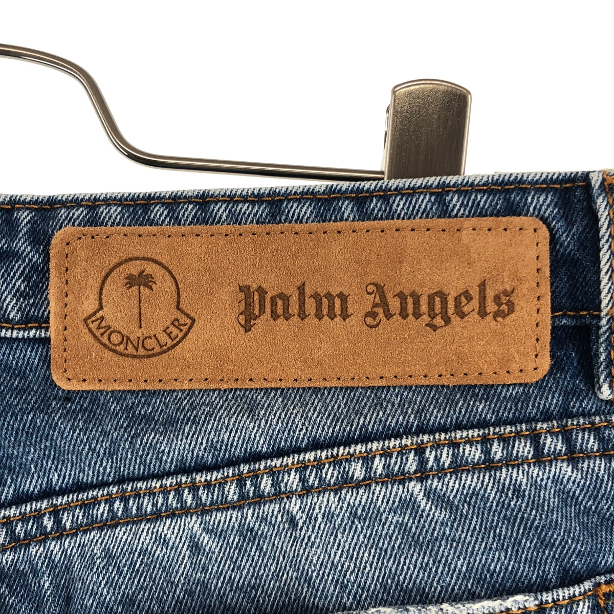 MONCLER / モンクレール | × Palm Angels PANTALONE ダメージ加工 デニム パンツ | 48 | メンズ