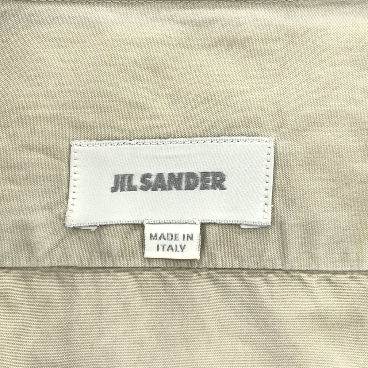 JIL SANDER / ジルサンダー | コットン レギュラーカラー シャツ | 39（15 1/2） | ライトグレー系 | メンズ