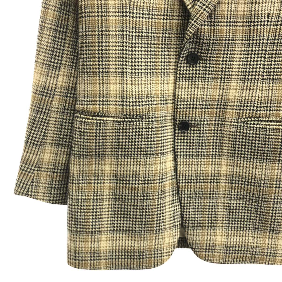 YLEVE / イレーヴ | GLEIN CHECK TWEED JACKET ジャケット | 0 | ブラウン | レディース