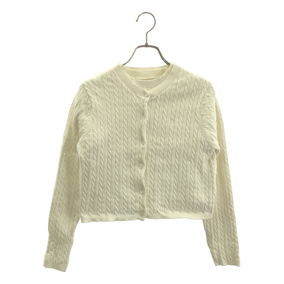 Herlipto | 基本款絞花針織套裝 絞花針織開襟衫 | S 碼 | 女款